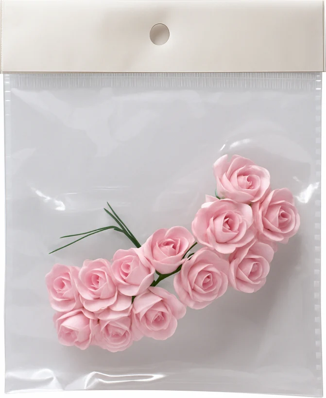 Paper Flower 12Pcs - Multi Color - Image 3