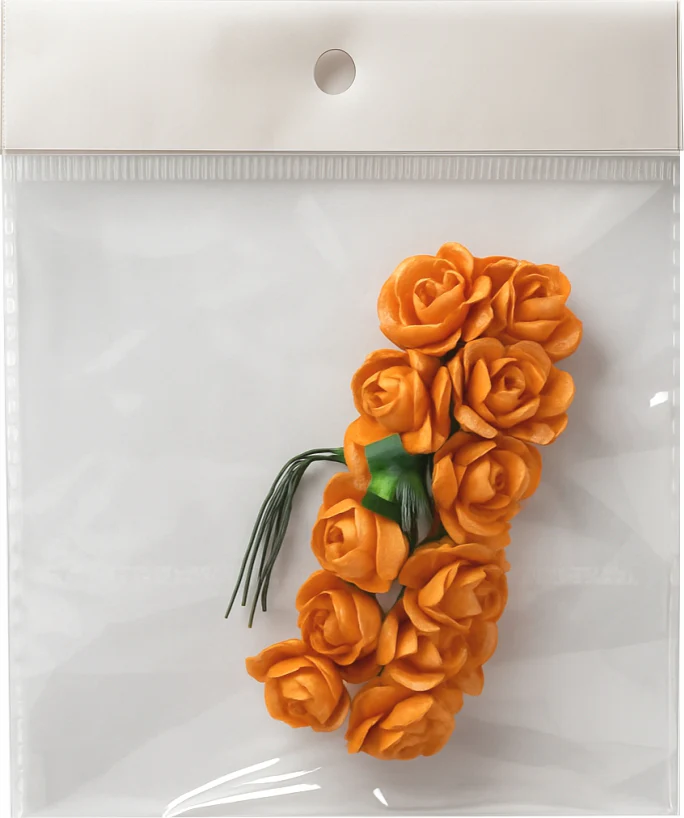 Paper Flower 12Pcs - Multi Color - Image 5