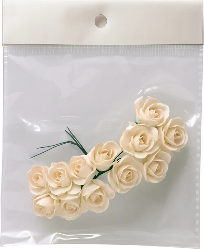 Paper Flower 12Pcs - Multi Color - Image 6