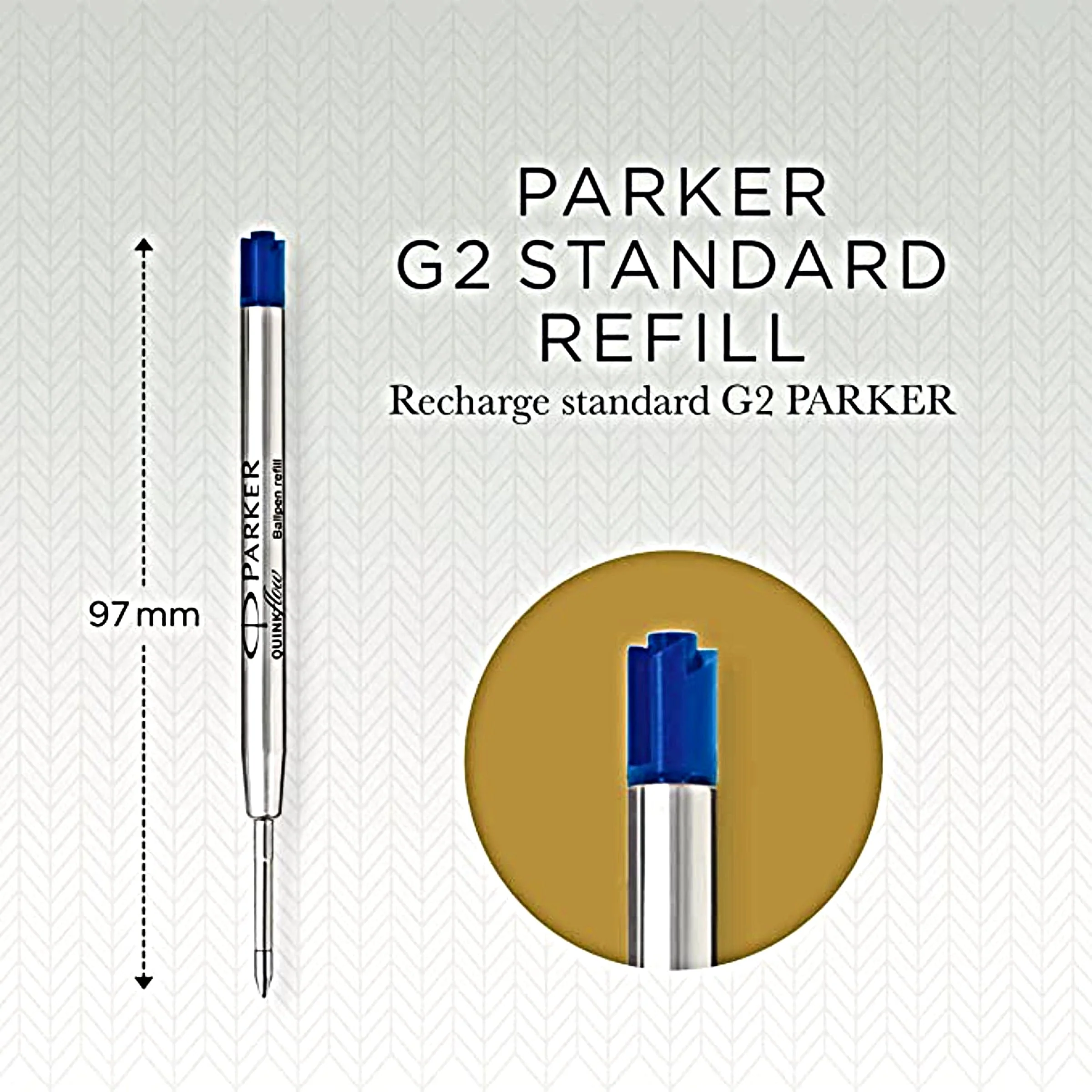 Parker Ball Point Refill Blue Medium 1.0mm - Image 4