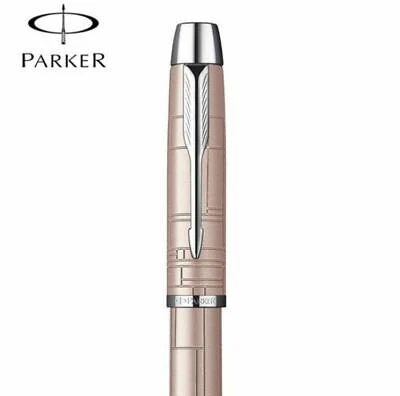 Parker IM Premium Metallic Pink Lacquer CT Fountain Pen - Image 3
