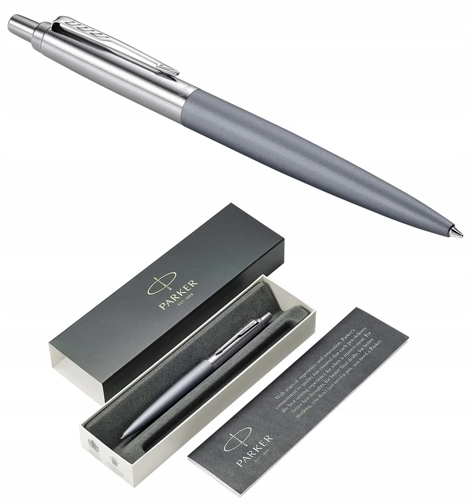Parker Jotter XL  Matte Grey Ballpoint Pen - Image 2