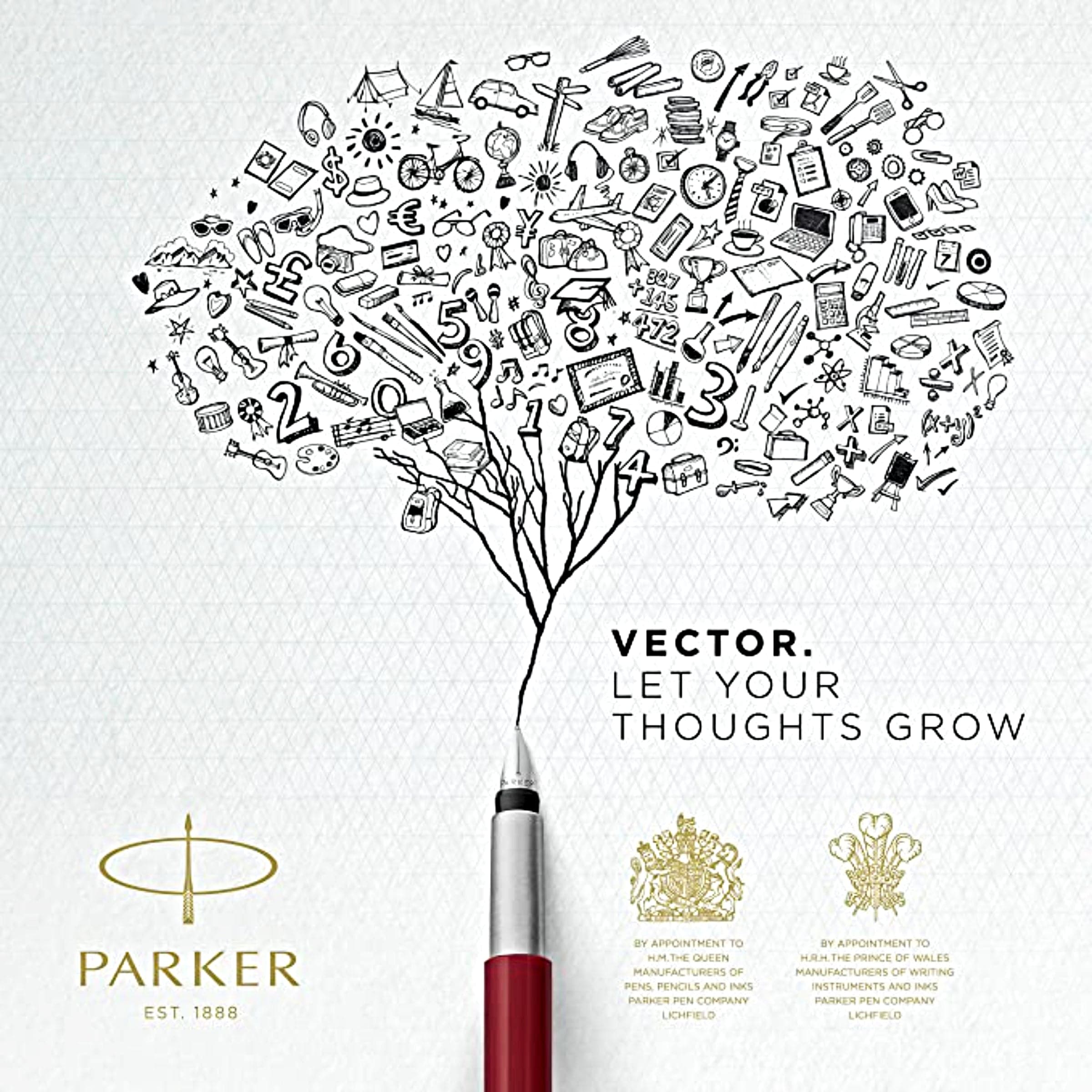 Parker Vector Fountain Pen Stainless Steel - Image 4