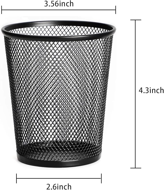 Pen Holder Metal Mesh Pencil Holder Cone Shape - Image 5