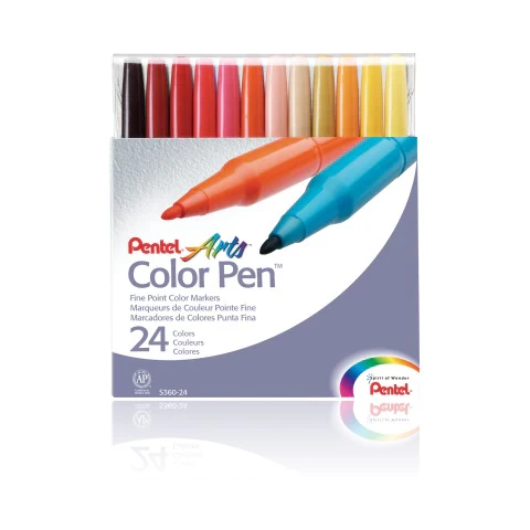 Pentel Arts Color Pen Marker Set - Image 2