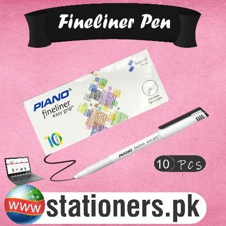 Piano Fineliner Pen 0.3mm Pack of 10 - Image 3