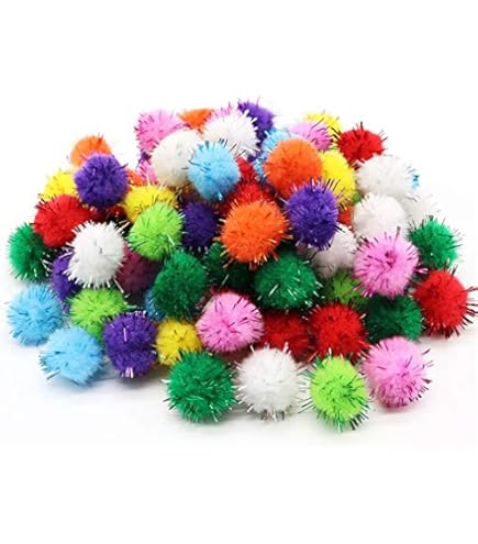 Pom Pom Glitter Small No-24224-6 - China