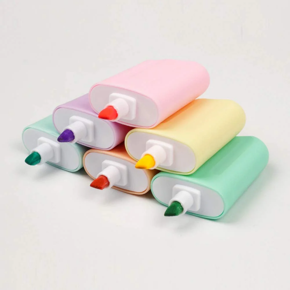 Popsicle Ice Cream Highlighter -Marker Pens Pack of 6 - Image 5