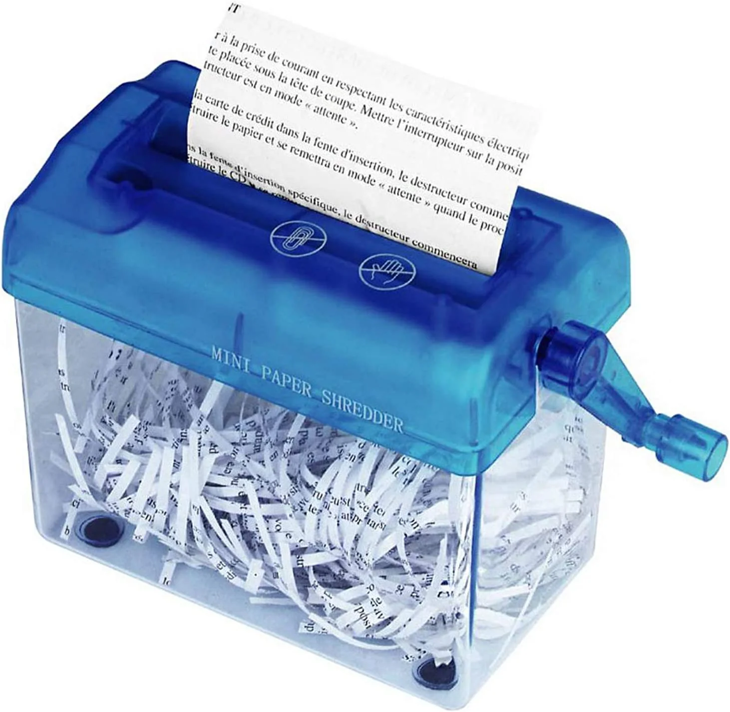 Portable Mini A6 Hand Manual Paper Shredder - Image 2