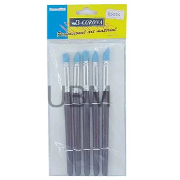 Rubber Brush Set Small Brown - Image 3