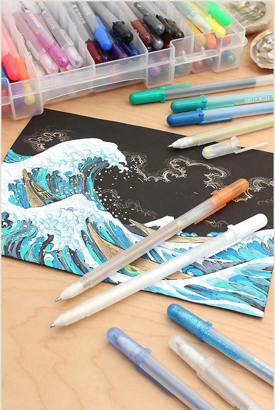 Sakura Gelly Roll Metallic Gel Ink Pen Pack Of 12 - Image 3