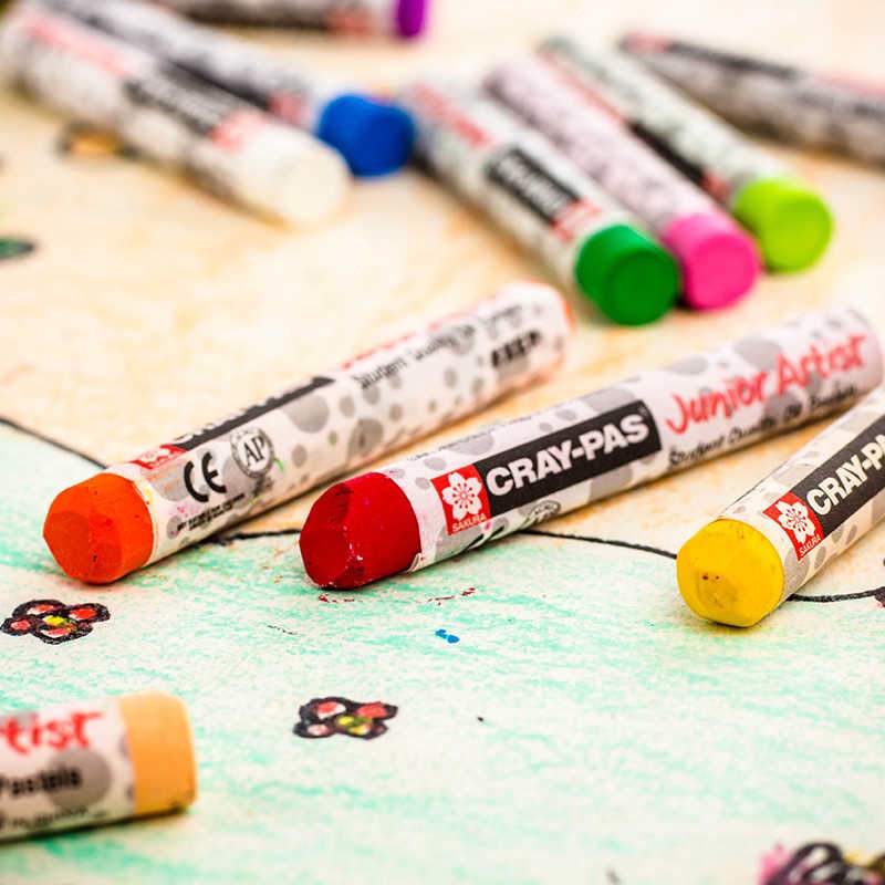 Sakura Oil Pastels Crayon Drawing For Kids Students - Image 4