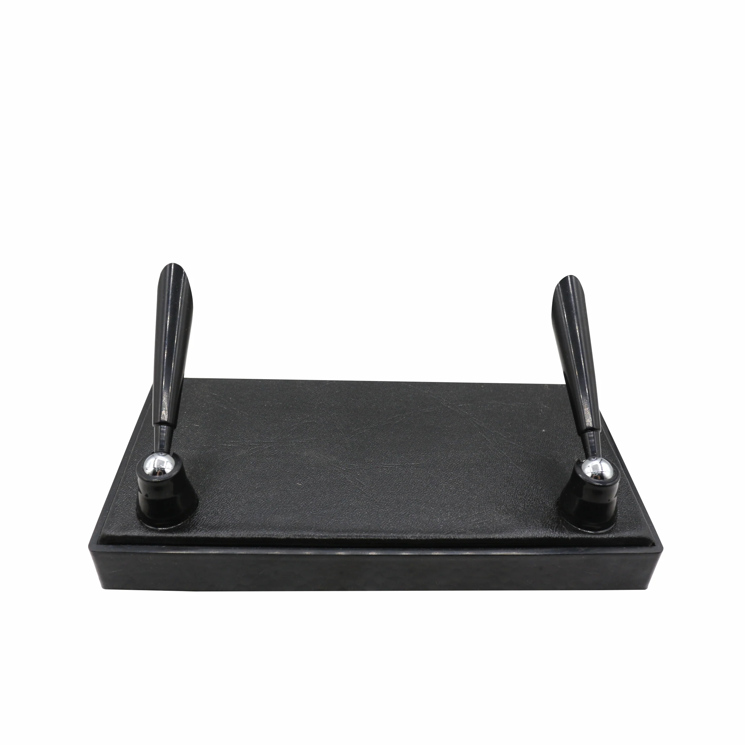 Senator Rexine Leather Office Desk Organizer 8pcs Set With Watch #20(Black) - Image 3
