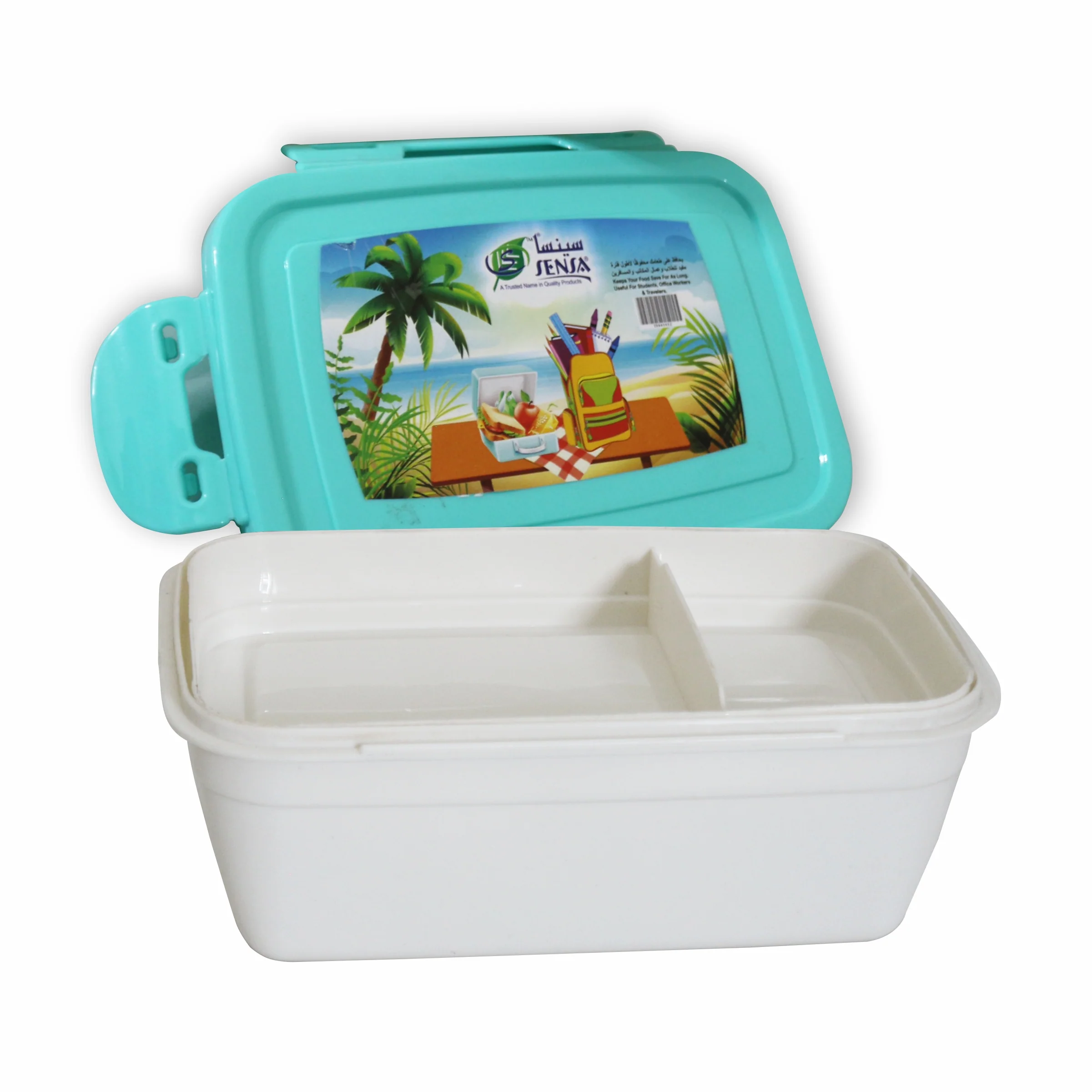 Sensa Plastic Lunch Box 3 Pots - Image 2