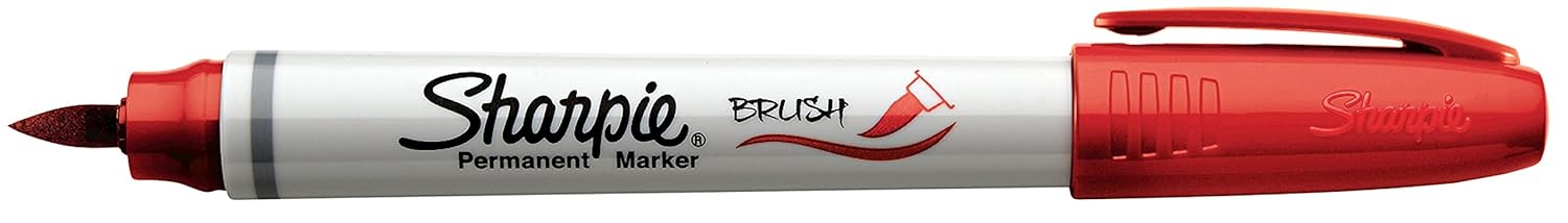 Sharpie Brush Tip Permanent Markers Pack of 12 (1810704) - Image 5