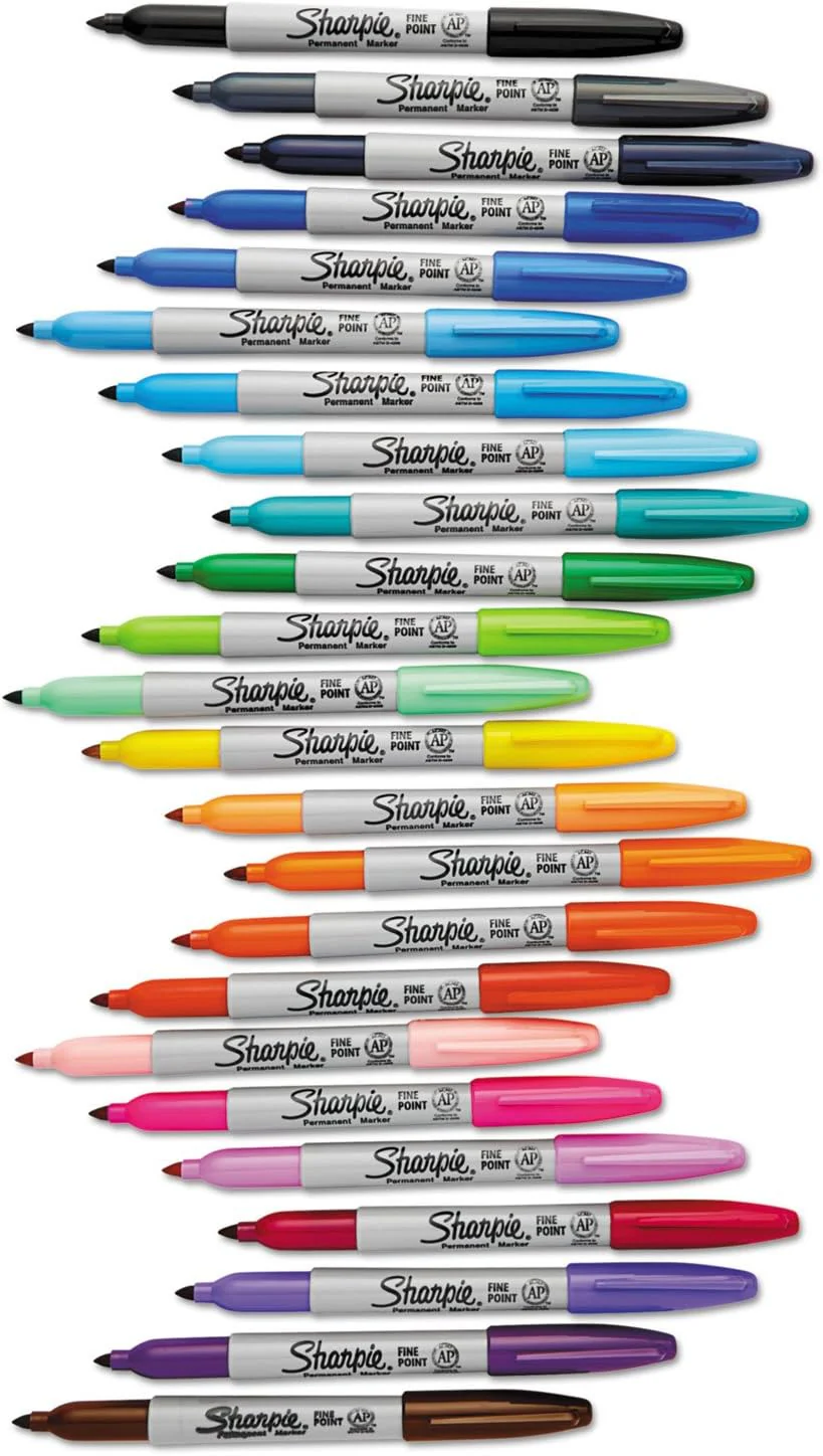 Sharpie Electro Pop Fine Permanent Marker Pack of 24 (1927350) - Image 2