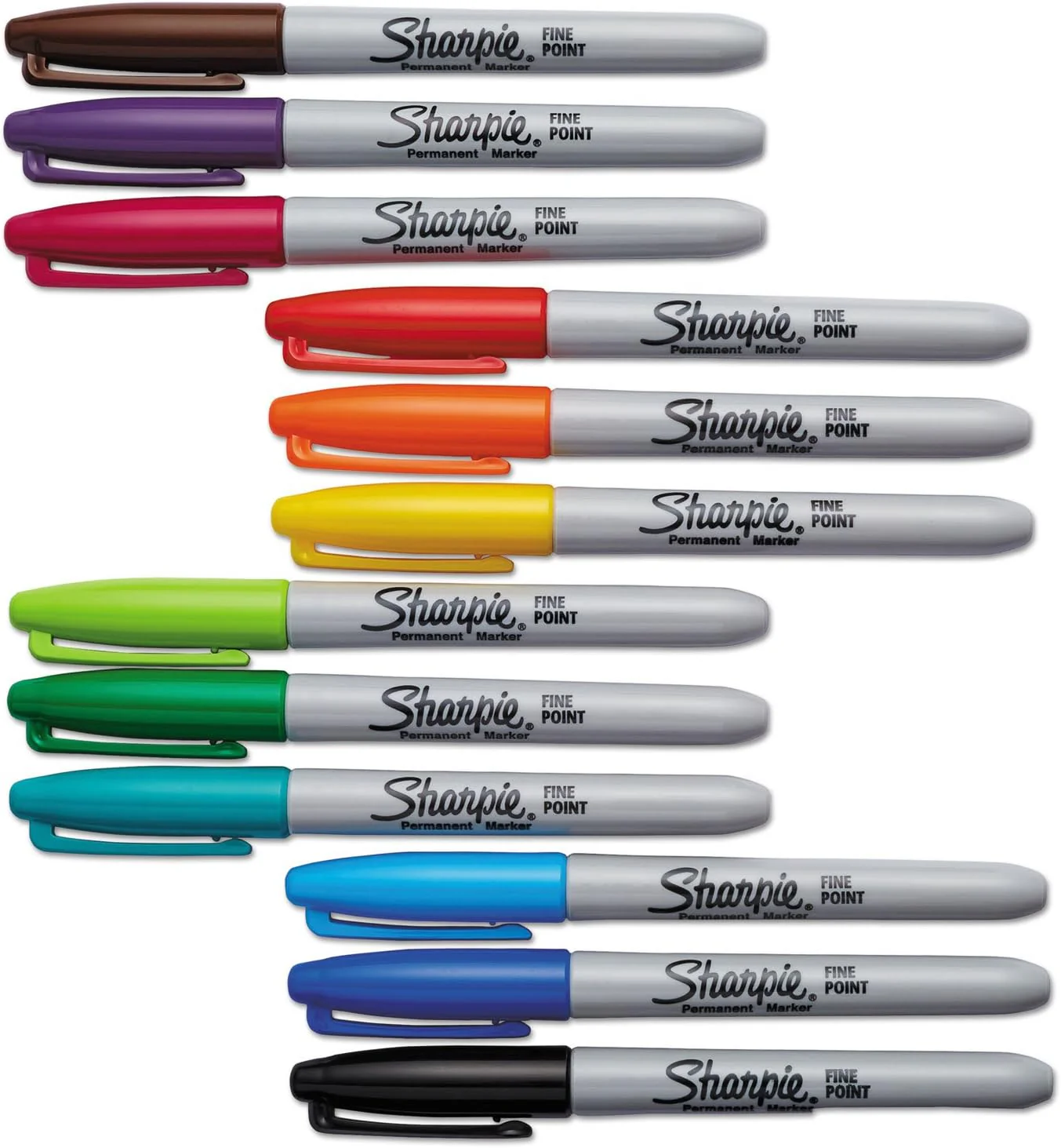Sharpie Fine Point Permanent Marker Pack of 12 (30072) - Image 4