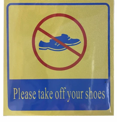 Sign Sticker 3x3 Golden - Image 6