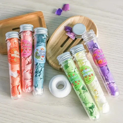 SOAP FLOWER Paper Soap in Tube Bottle – Portable, Fragrant & Easy Hand Wash Solution 1pc - Image 3