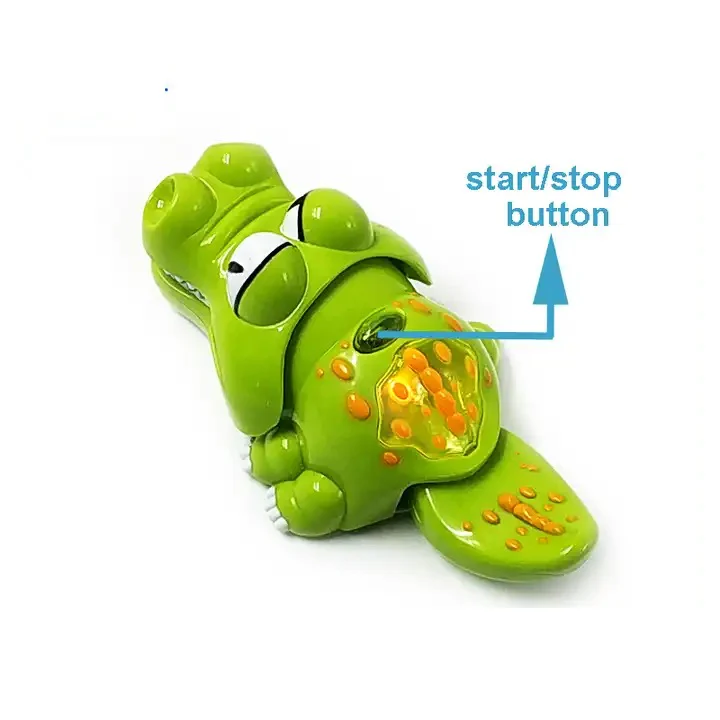 Sound and Light Effects Battery Operated Laser Gun Control Crocodile Toy - Image 3