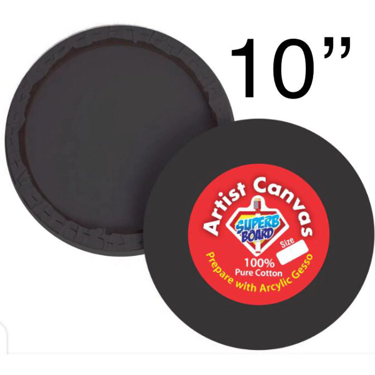 Superb Board Round Black Canvas Board - Image 3