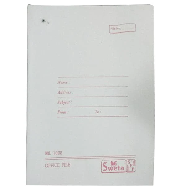 Tag Card File Fine - White