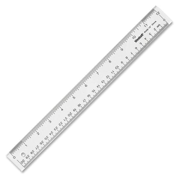 Transparent Plastic Foot 12''