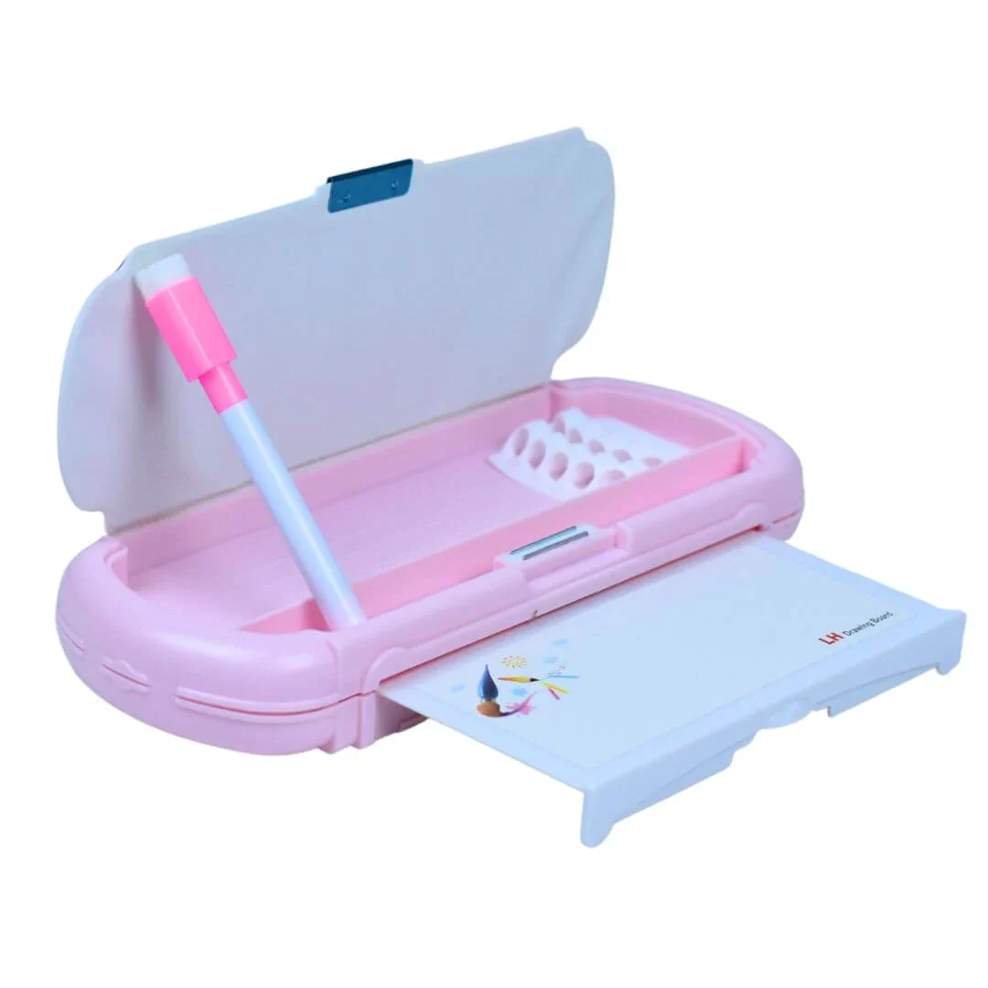 Unicorn Character Pencil Box with Mini Drawing Board - Image 3