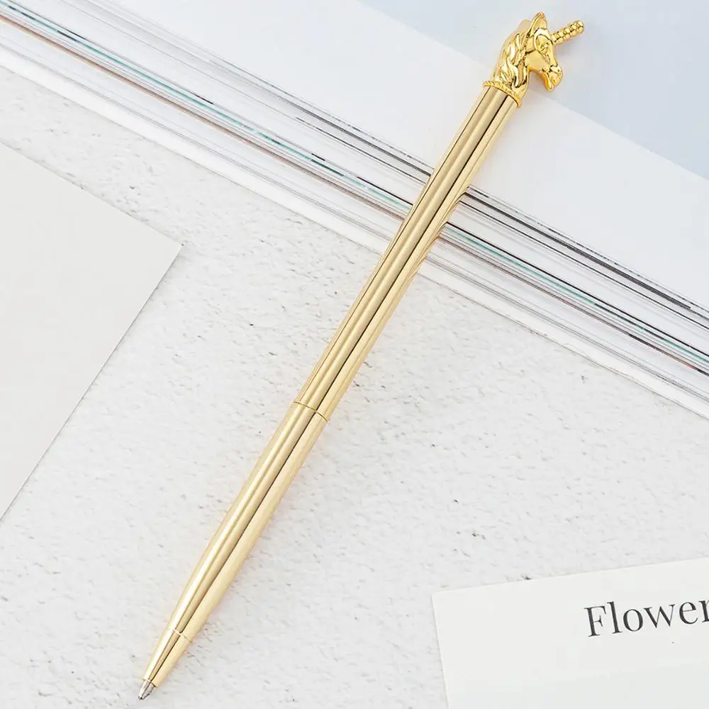 Unicorn Metal Gold Ball Pen - Image 2