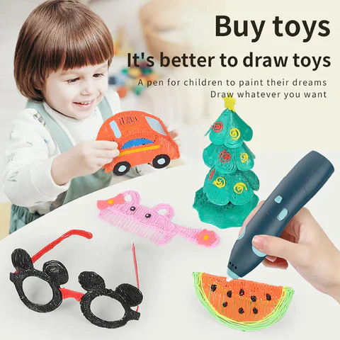 USB Rechargeable 3D Drawing Pen For Kids - Image 3
