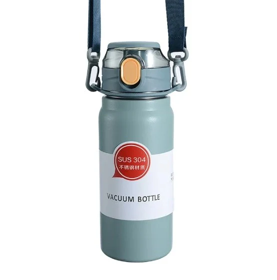 Water Bottle for Children Stainless Steel Straw Thermos Bottle 800ml - Image 5