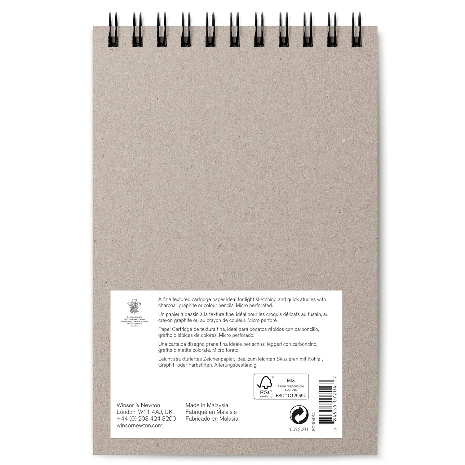 Winsor & Newton Light Grain Sketching Pad 110gsm 50 Sheets - Image 5